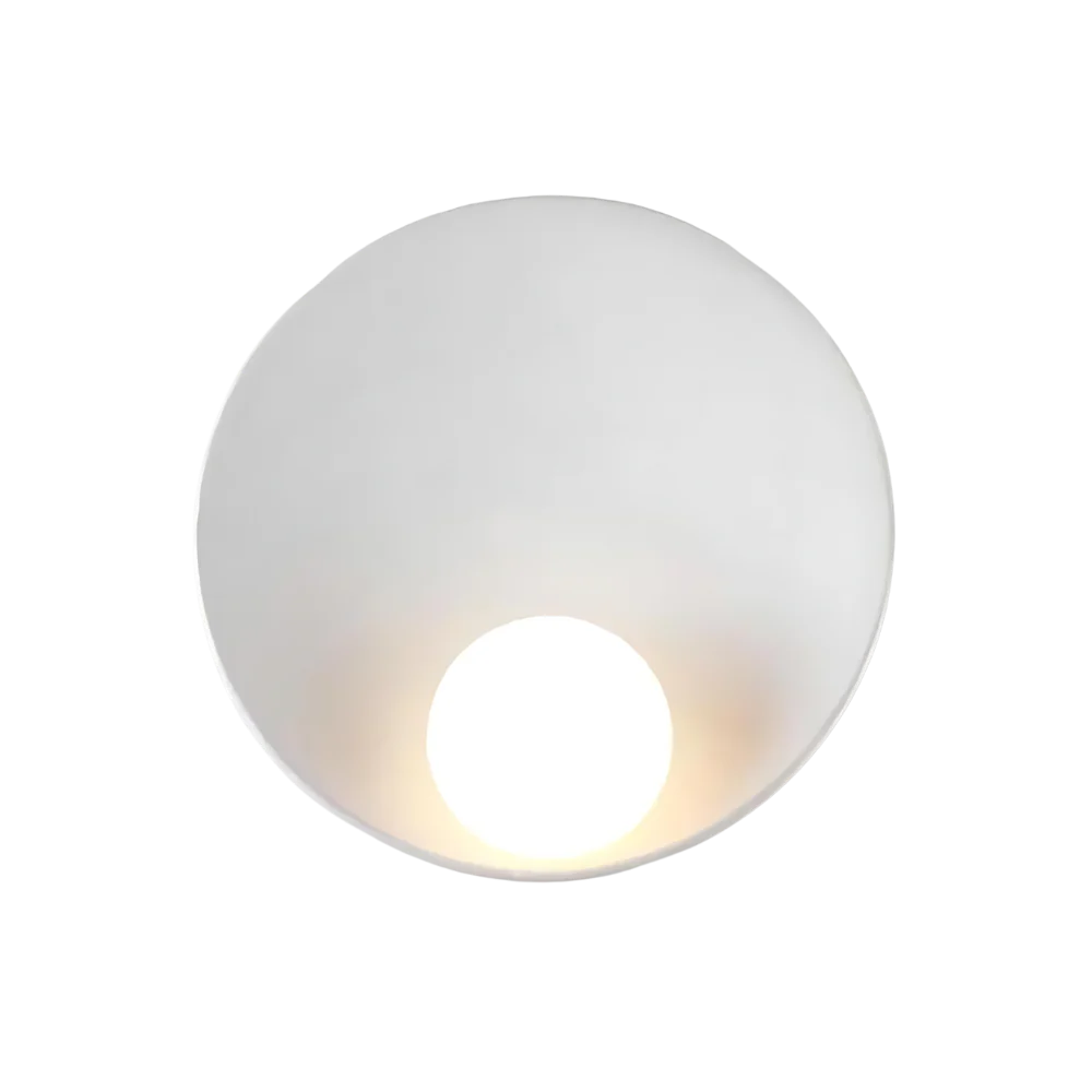 Modern Japandi Resin Bowl Wall Sconce G9 1-Light Lasson Living
