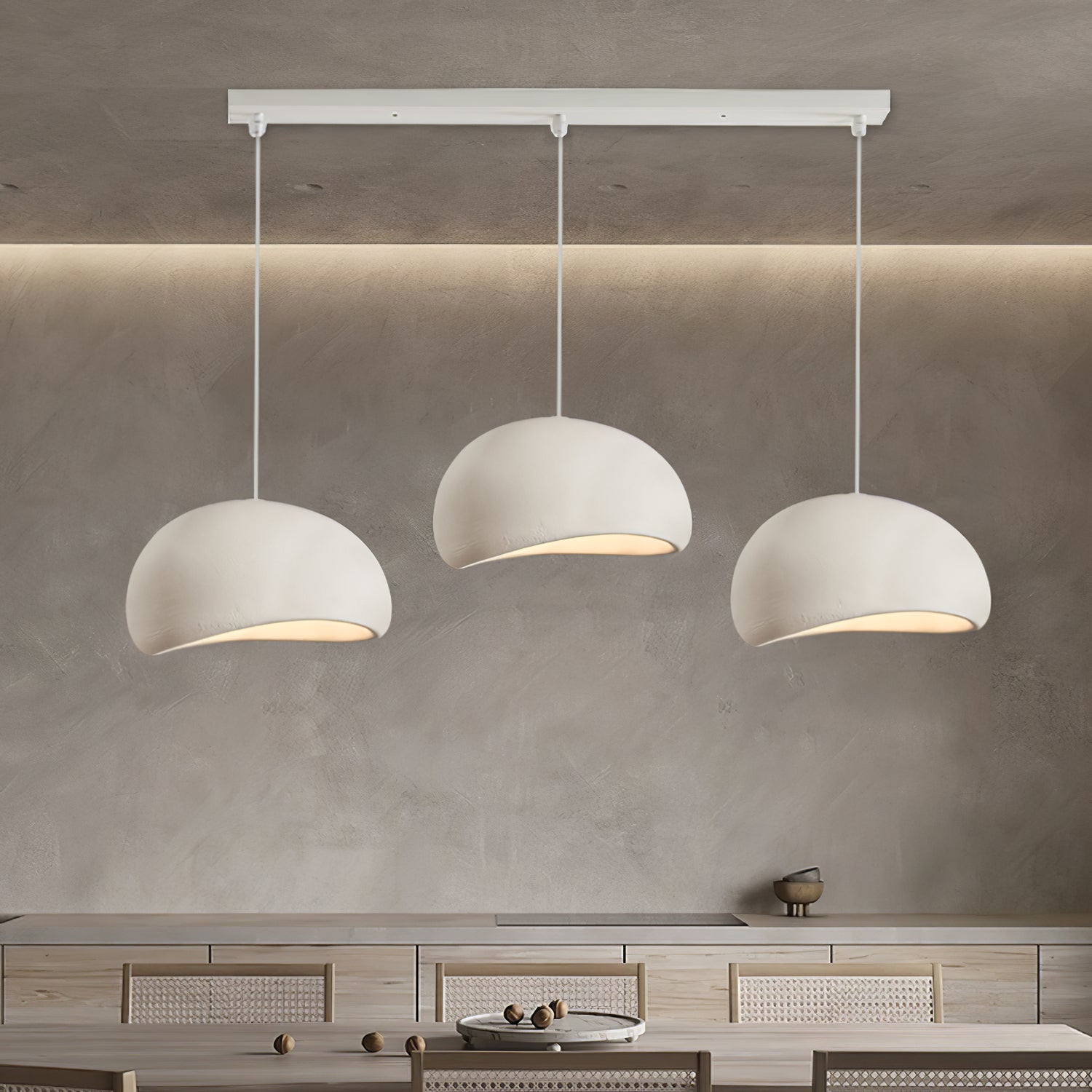 Modern Minimalist Dome LED Pendant Light 1-Light Lasson Living