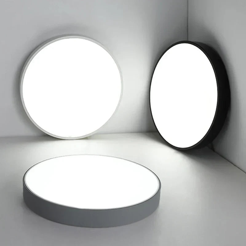 Modern Minimalist Round LED Ceiling Light 1-Light Lasson Living