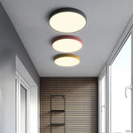 Modern Minimalist Round LED Ceiling Light 1-Light Lasson Living