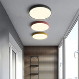 Modern Minimalist Round LED Ceiling Light 1-Light Lasson Living