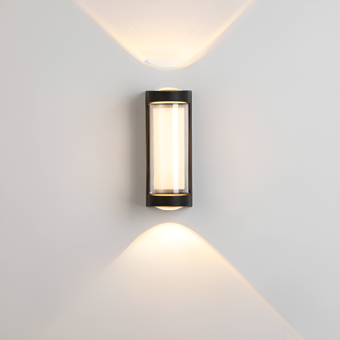 Nordic Minimalist Acrylic Rectangular Outdoor Wall Light LED Up-Down Lasson Living
