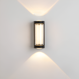 Nordic Minimalist Acrylic Rectangular Outdoor Wall Light LED Up-Down Lasson Living
