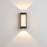 Nordic Minimalist Acrylic Rectangular Outdoor Wall Light LED Up-Down Lasson Living