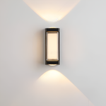 Nordic Minimalist Acrylic Rectangular Outdoor Wall Light LED Up-Down Lasson Living
