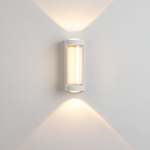 Nordic Minimalist Acrylic Rectangular Outdoor Wall Light LED Up-Down Lasson Living