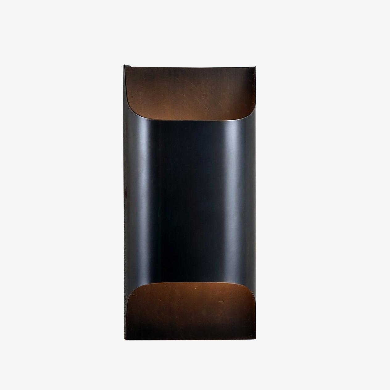 Modern Curved Brass LED Wall Sconce 1-Light Lasson Living
