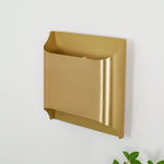 Modern Curved Brass LED Wall Sconce 1-Light Lasson Living
