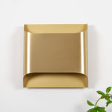 Modern Curved Brass LED Wall Sconce 1-Light Lasson Living