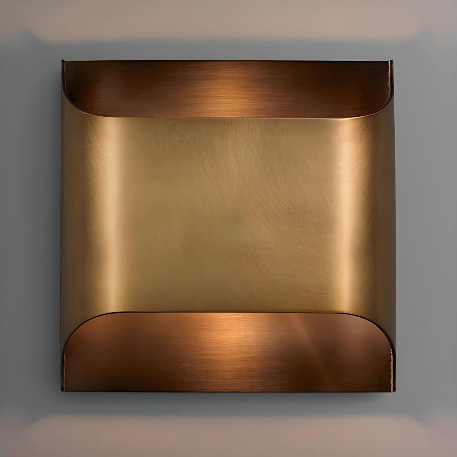 Modern Curved Brass LED Wall Sconce 1-Light Lasson Living