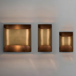 Modern Curved Brass LED Wall Sconce 1-Light Lasson Living