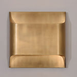 Modern Curved Brass LED Wall Sconce 1-Light Lasson Living