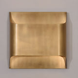 Modern Curved Brass LED Wall Sconce 1-Light Lasson Living