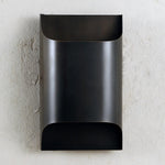 Modern Curved Brass LED Wall Sconce 1-Light Lasson Living