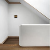 Modern Curved Brass LED Wall Sconce 1-Light Lasson Living