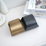 Modern Curved Brass LED Wall Sconce 1-Light Lasson Living