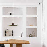 Modern Disc LED Plug-in Pendant Light 1-Light Lasson Living