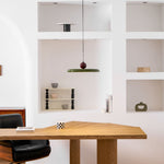Modern Disc LED Plug-in Pendant Light 1-Light Lasson Living