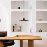 Modern Disc LED Plug-in Pendant Light 1-Light Lasson Living