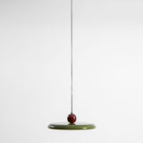 Modern Disc LED Plug-in Pendant Light 1-Light Lasson Living