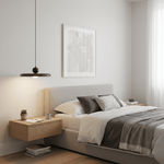 Modern Disc LED Plug-in Pendant Light 1-Light Lasson Living