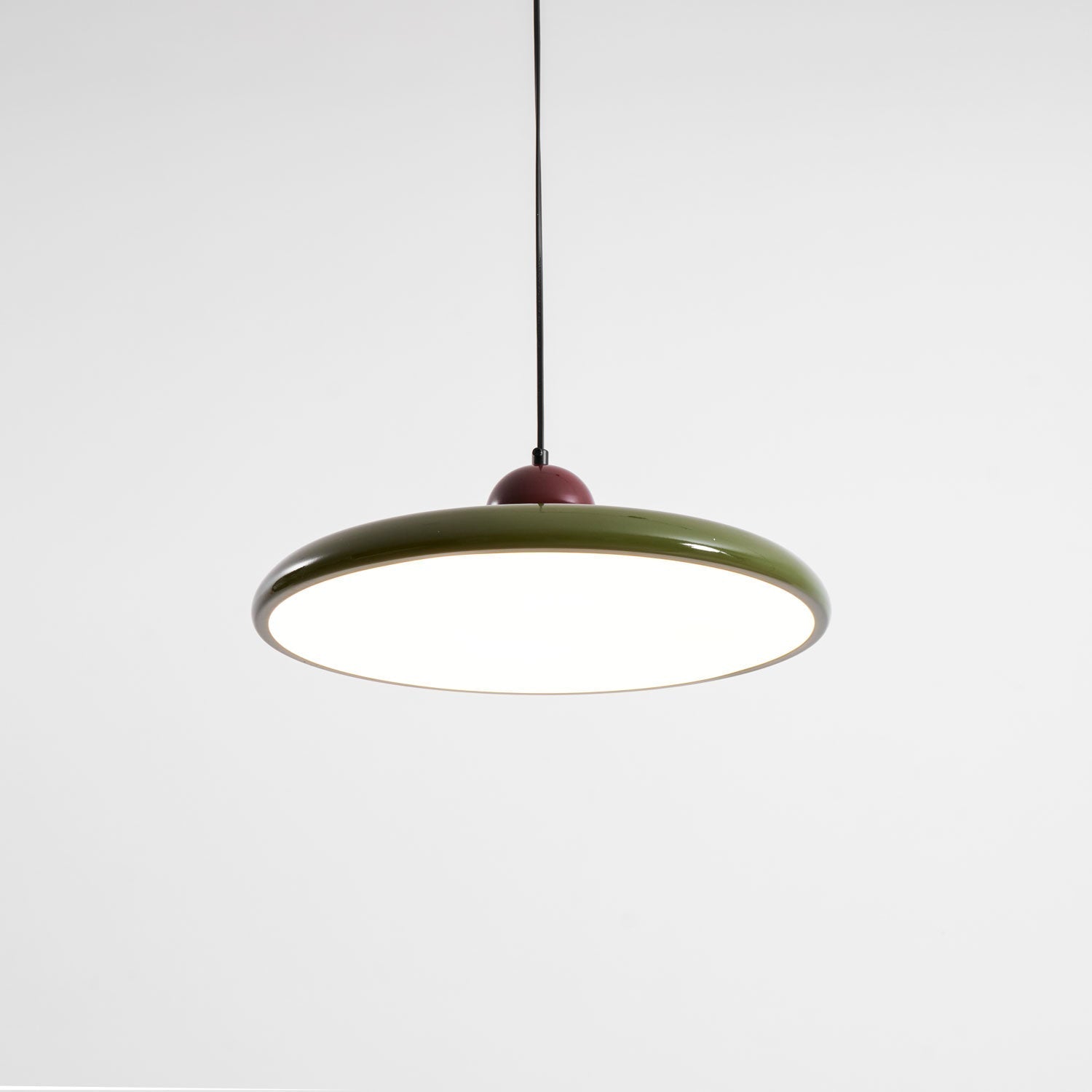 Modern Disc LED Plug-in Pendant Light 1-Light Lasson Living