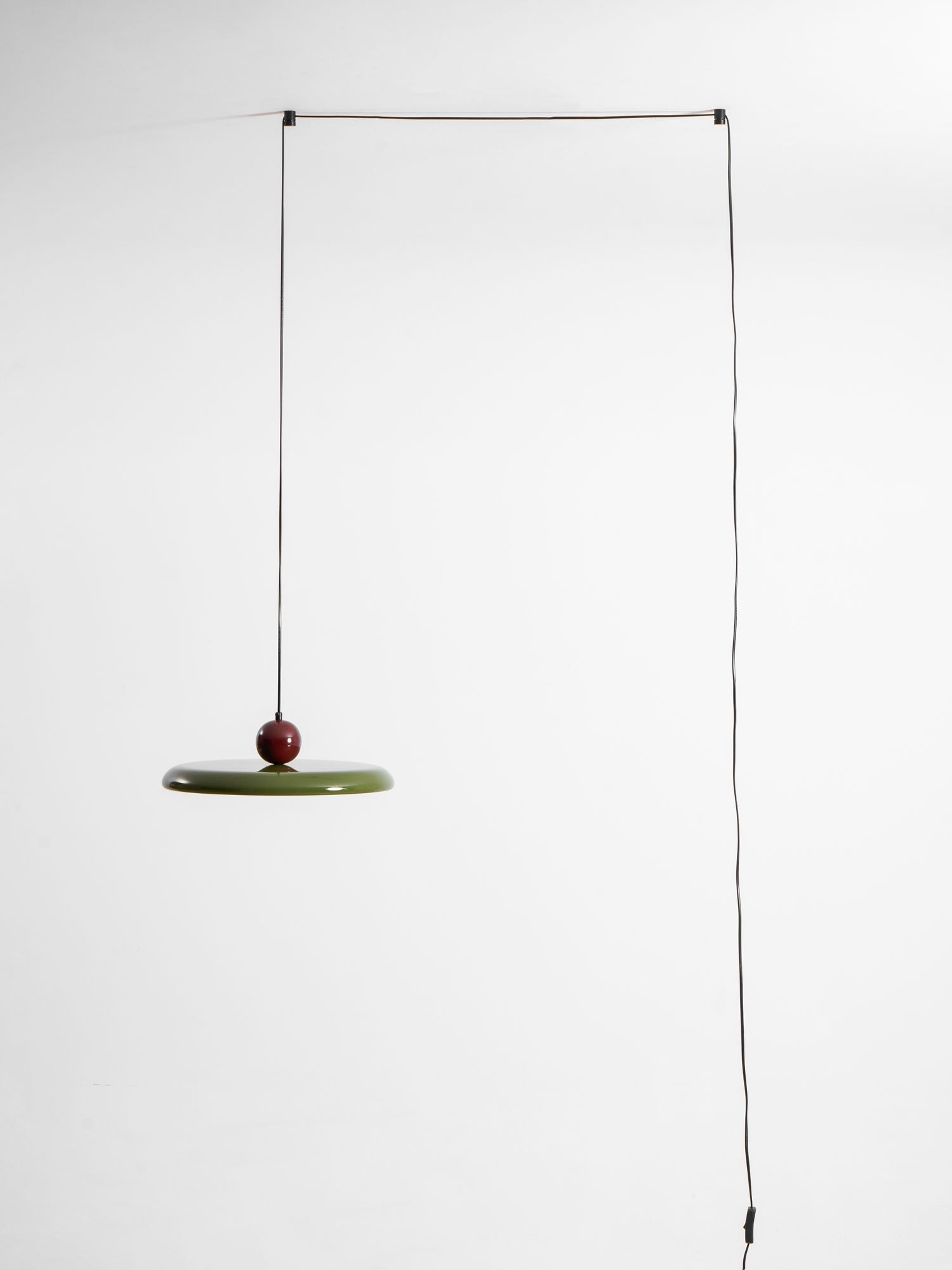 Modern Disc LED Plug-in Pendant Light 1-Light Lasson Living