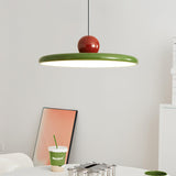 Modern Disc LED Plug-in Pendant Light 1-Light Lasson Living