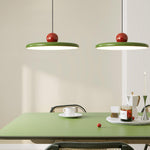 Modern Disc LED Plug-in Pendant Light 1-Light Lasson Living