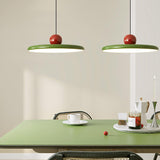 Modern Disc LED Plug-in Pendant Light 1-Light Lasson Living