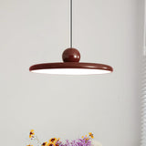 Modern Disc LED Plug-in Pendant Light 1-Light Lasson Living