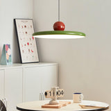 Modern Disc LED Plug-in Pendant Light 1-Light Lasson Living