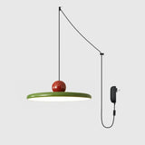 Modern Disc LED Plug-in Pendant Light 1-Light Lasson Living