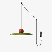 Modern Disc LED Plug-in Pendant Light 1-Light Lasson Living