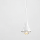 Modern Glass Teardrop LED Pendant Light 1-Light Lasson Living