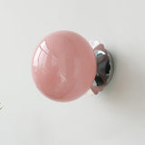 Vintage Brass Globe Glass Wall Sconce 1-Light Lasson Living