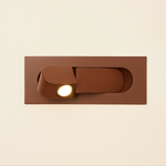 Modern Recessed Rectangular Adjustable LED Wall Sconce 1-Light Lasson Living