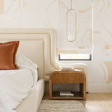 Modern Brass Ring Globe Glass Pendant Light 1-Light Lasson Living