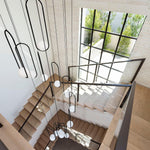 Modern Brass Ring Globe Glass Pendant Light 1-Light Lasson Living