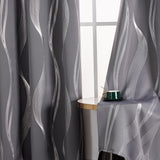 Modern Wave Pattern Blackout Curtain Lasson Living