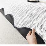 Aurivelle Herringbone Scallop Edge Sofa Cover Lasson Living