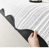 Aurivelle Herringbone Scallop Edge Sofa Cover Lasson Living