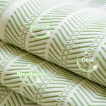 Aurivelle Herringbone Scallop Edge Sofa Cover Lasson Living