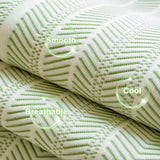 Aurivelle Herringbone Scallop Edge Sofa Cover Lasson Living