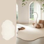 Lorae - Cream-Colored Striped Floor Rug Lasson Living