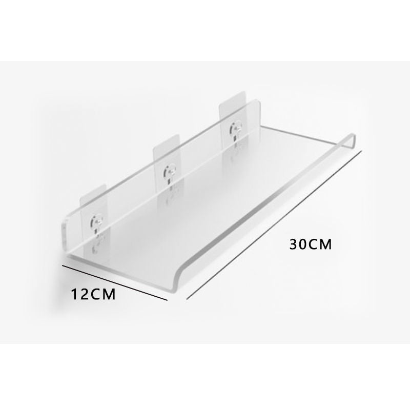 BowLift | Invisible colored wall-mounted floating shelves Lasson Living
