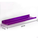 BowLift | Invisible colored wall-mounted floating shelves Lasson Living