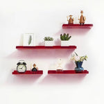 BowLift | Invisible colored wall-mounted floating shelves Lasson Living