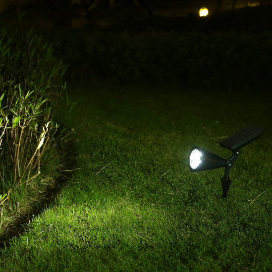 Modern Conical Solar LED Spotlight 1-Light Lasson Living