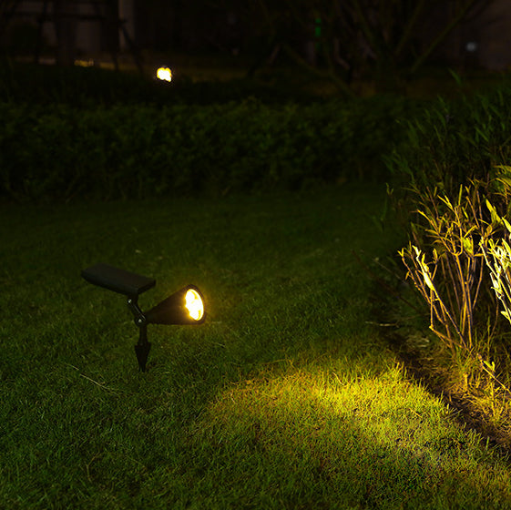 Modern Conical Solar LED Spotlight 1-Light Lasson Living
